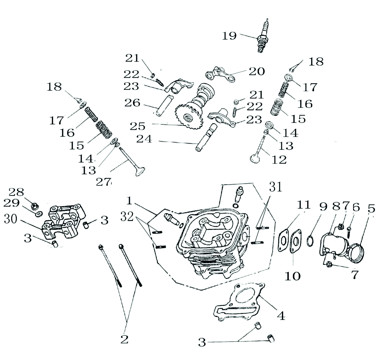 Motor GY6 sek6